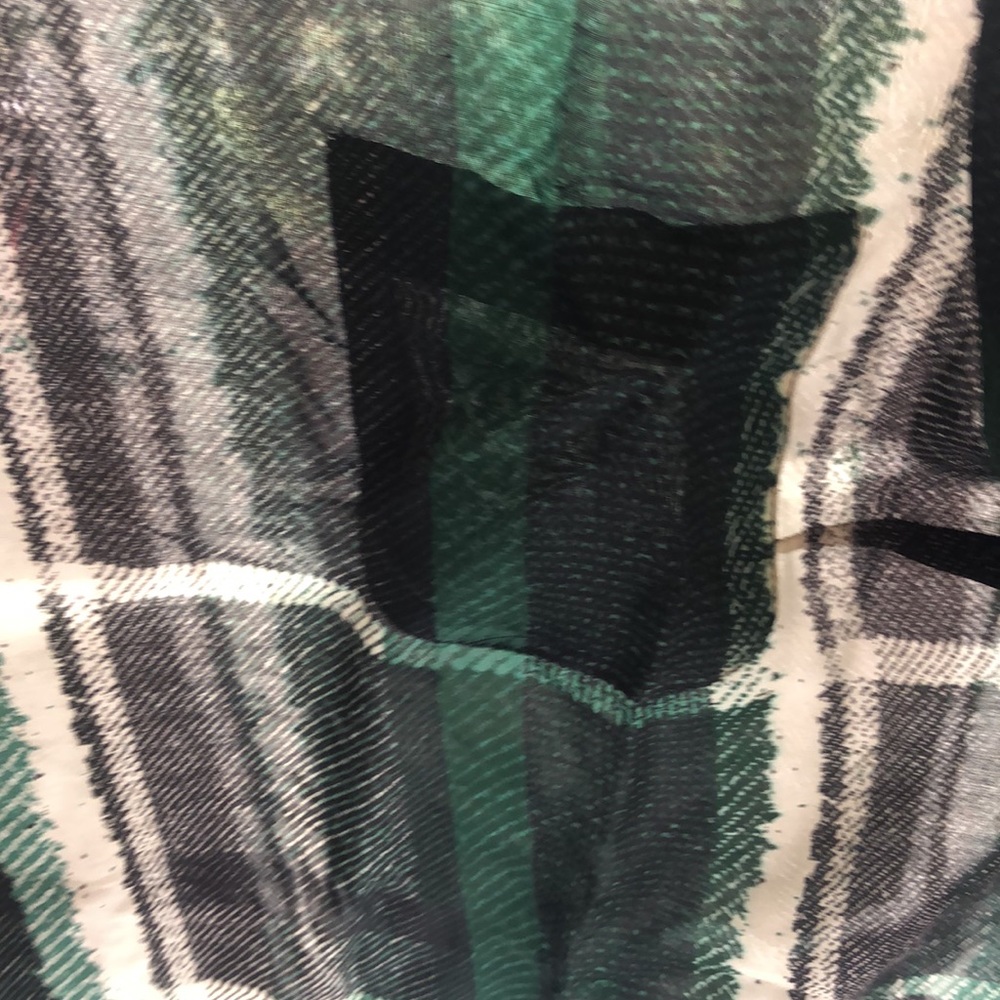 Roberto Verino green plaid top-size- 14 - Picture 9 of 15